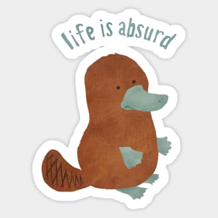 Platypi Don't Lie Sticker